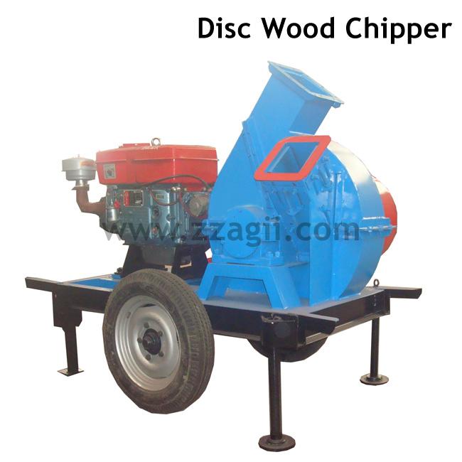 Diesel Engine Powered Disc Wood Chipper for Wood Pellet Plant