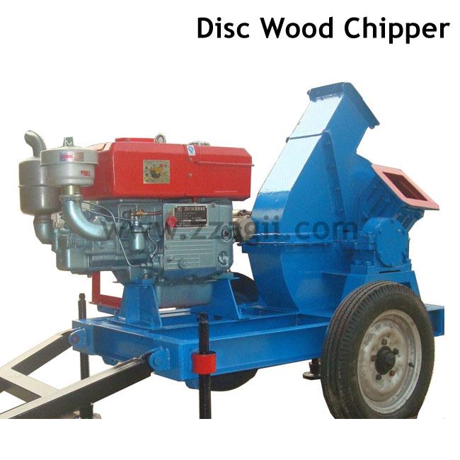 Diesel Engine Powered Disc Wood Chipper for Wood Pellet Plant