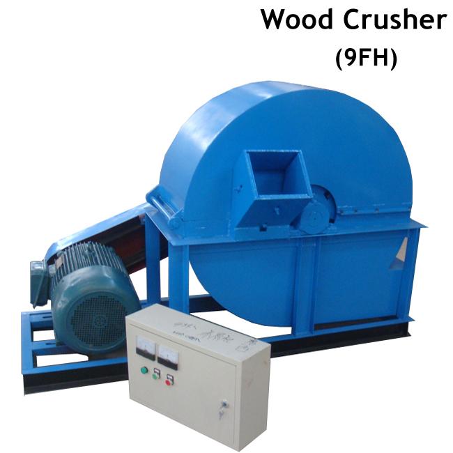 Biomass Wood Logs Branches Blocks Wood Waste Crusher