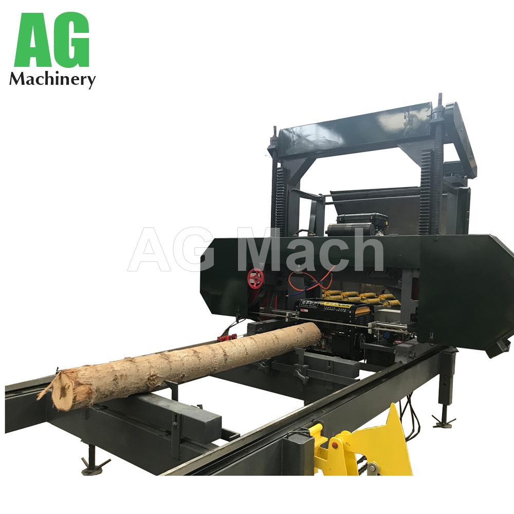large horizontal bandsaw timber wood cutting machine automatic round log sawing machine