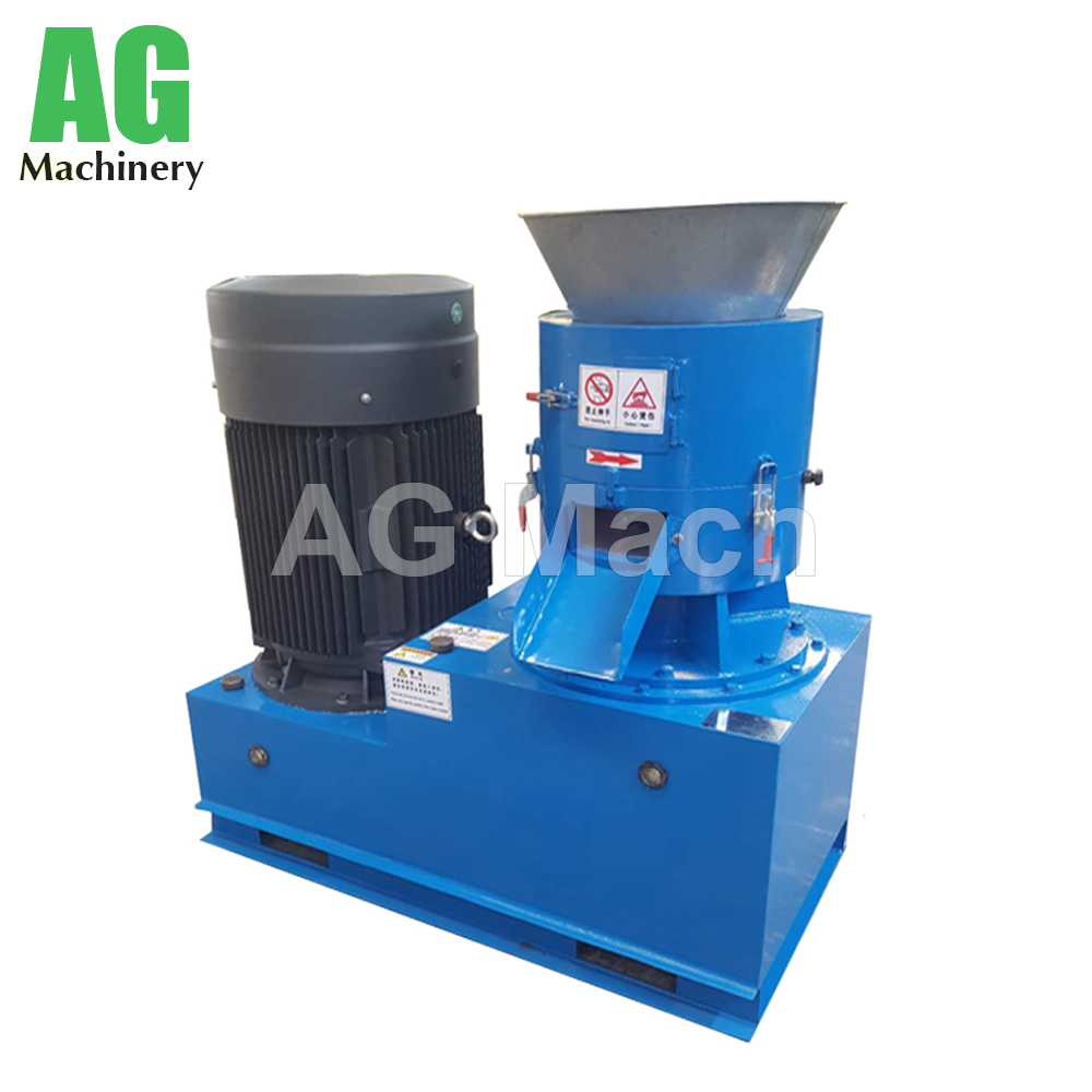KAF 450 Automatic wood pellet mill agricultural waste flat die sawdust pellet machine