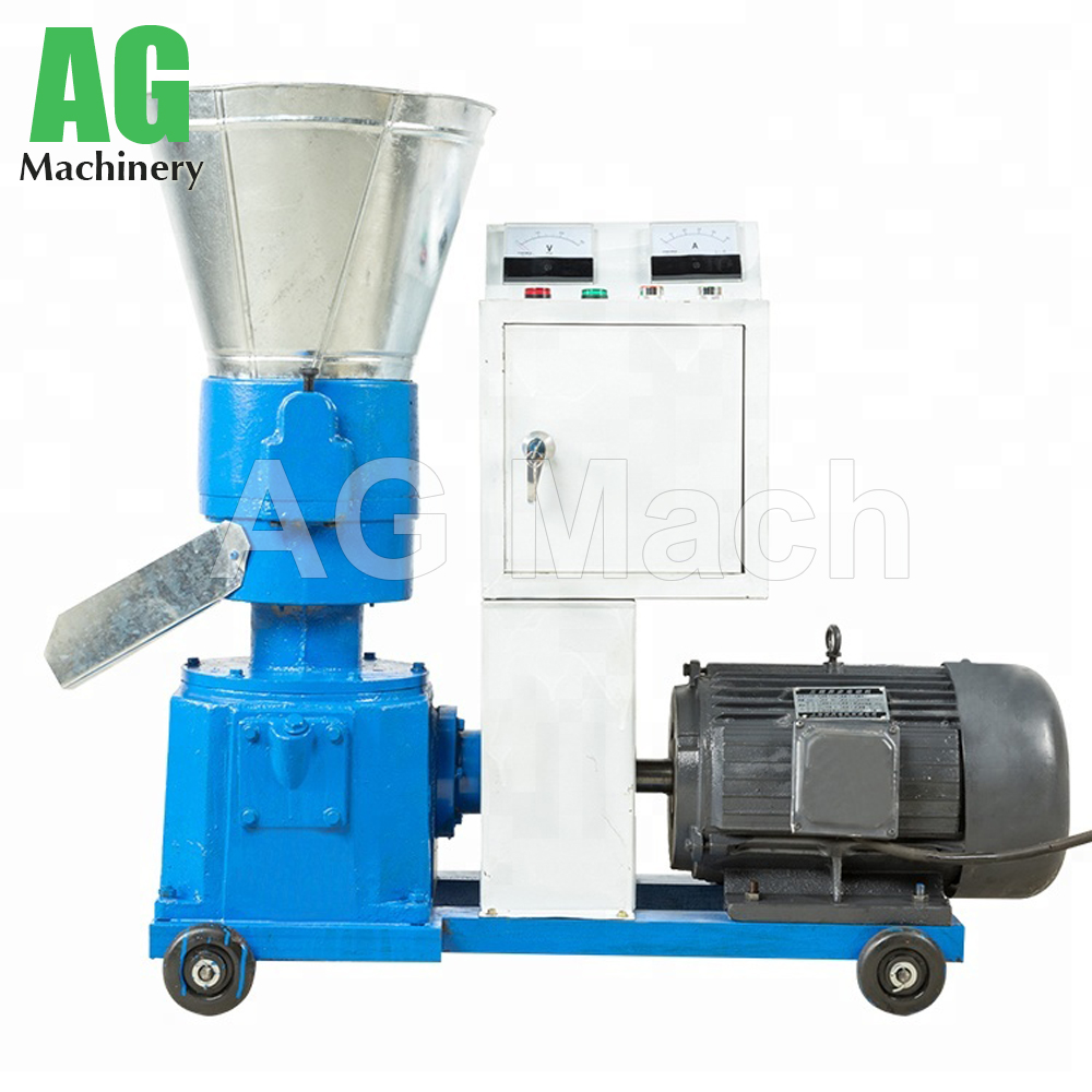 Factory directly supply small flat die feed pellet machine for making animal feed