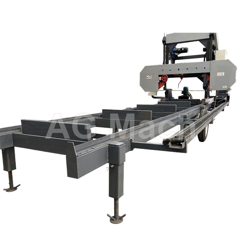Easy Operation Horizontal Mobile Bandsaw Sawmill