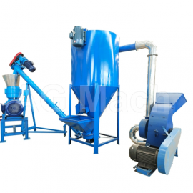 High Efficiency Small Poultry Feed Pellet Processing Line