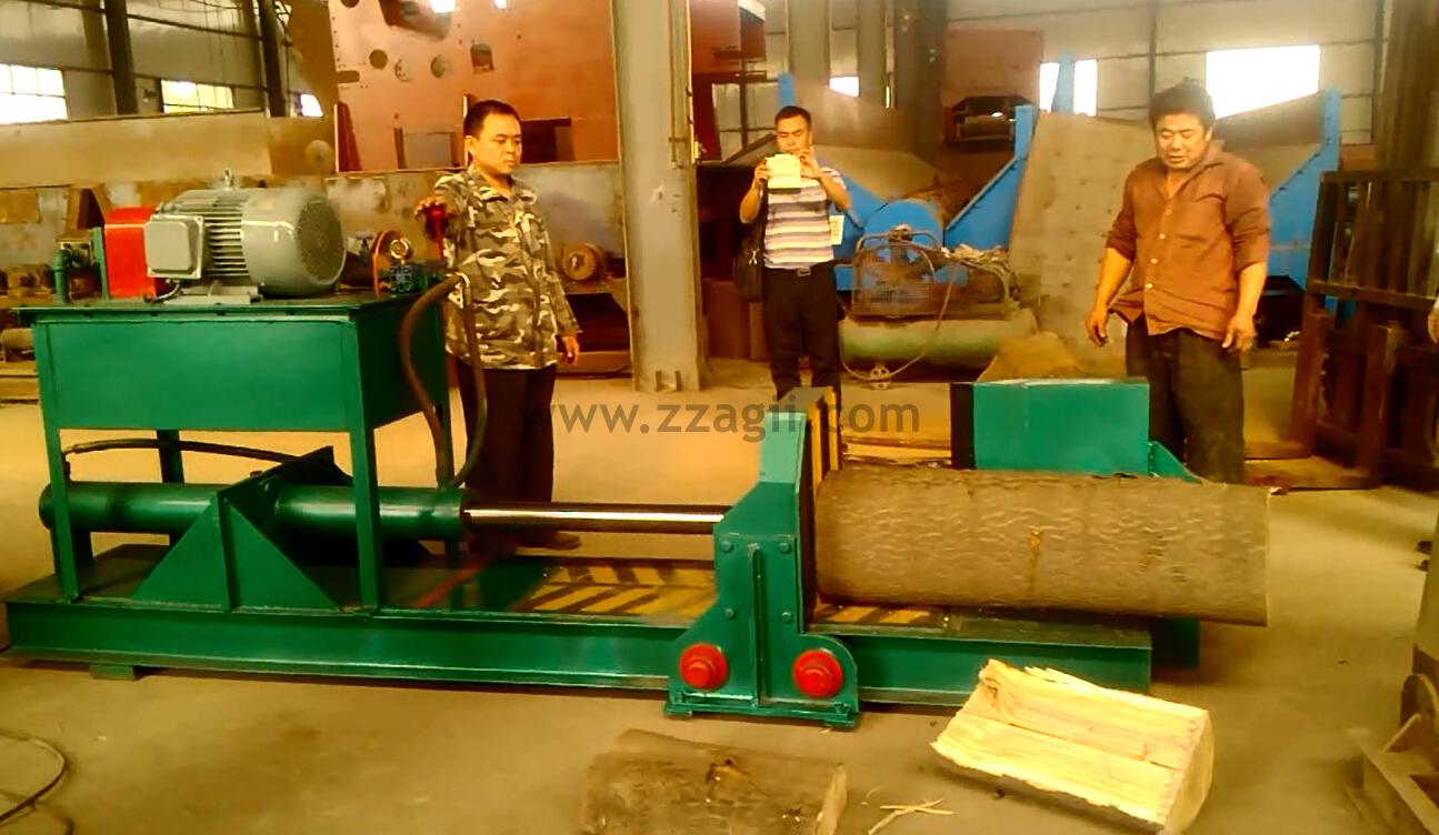 how to use log splitter machine