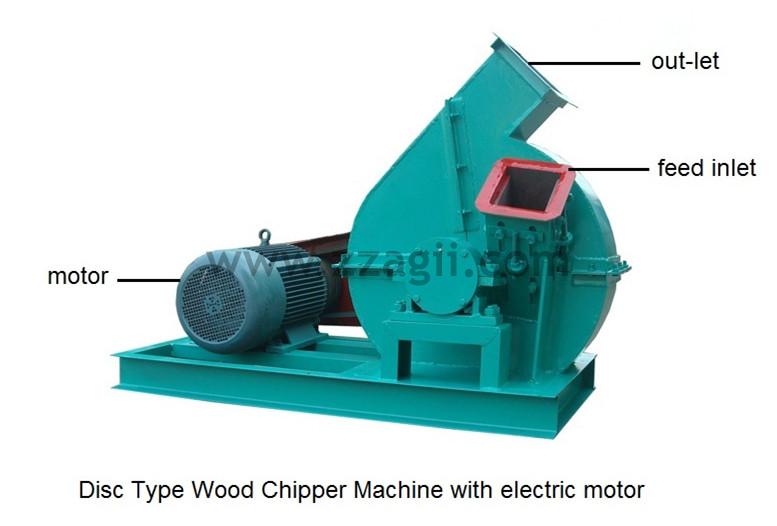 Disc Wood Chipper Machine