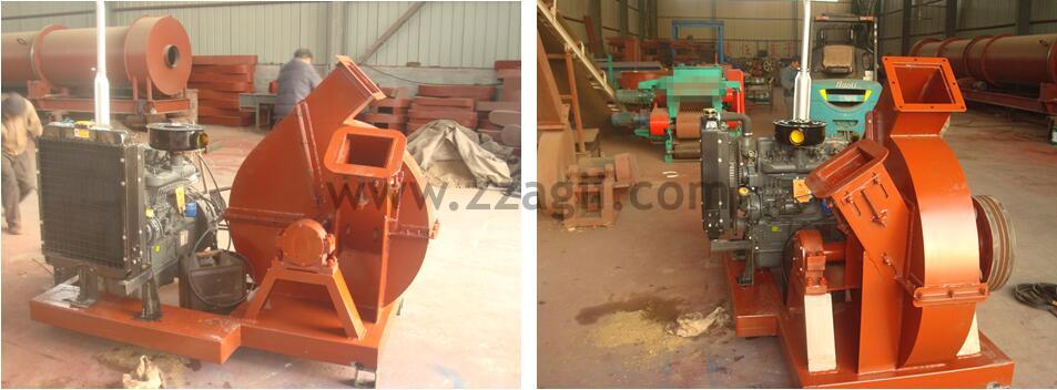 diesel engine wood chipper